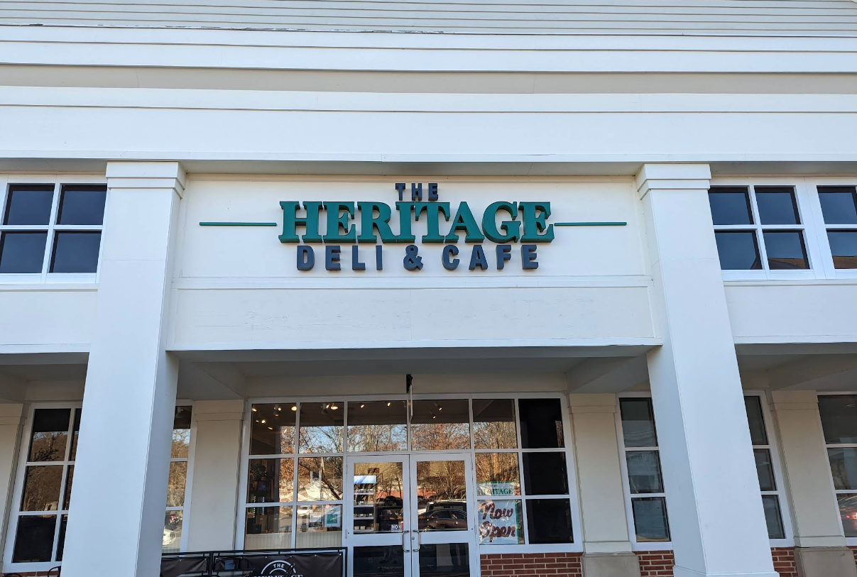 The Heritage Deli & Cafe The Heritage Deli & Cafe storefront exterior.